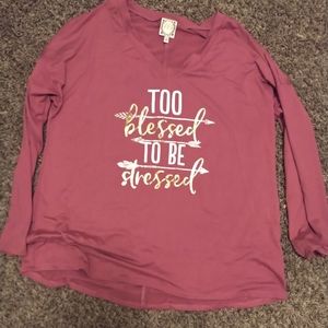 Too Blessed to be Stressed shirt